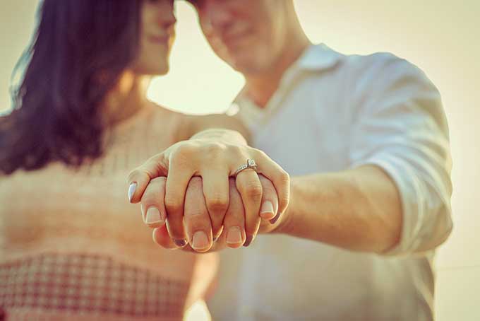 Imagine Diamonds clasped hands