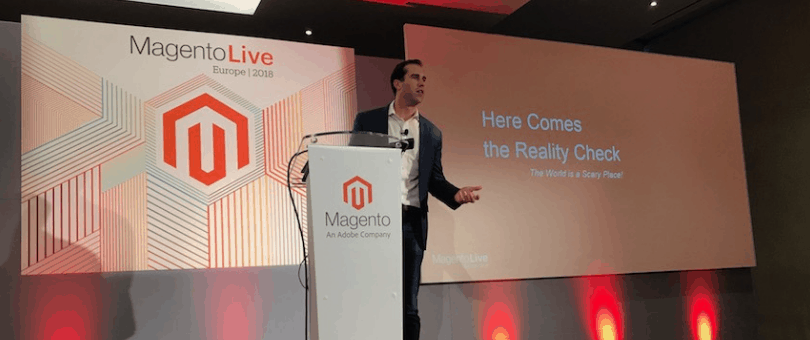 Signifyd Vice President of Sales & Partnerships speaks at MagentoLive Europe 2018 in Barcelona