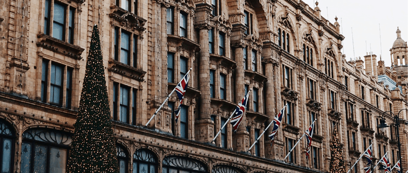 Harrod's department store is one of the UK's legacy brick and mortar retailers