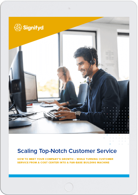 Scaling Top-Notch Customer Service E-book cover