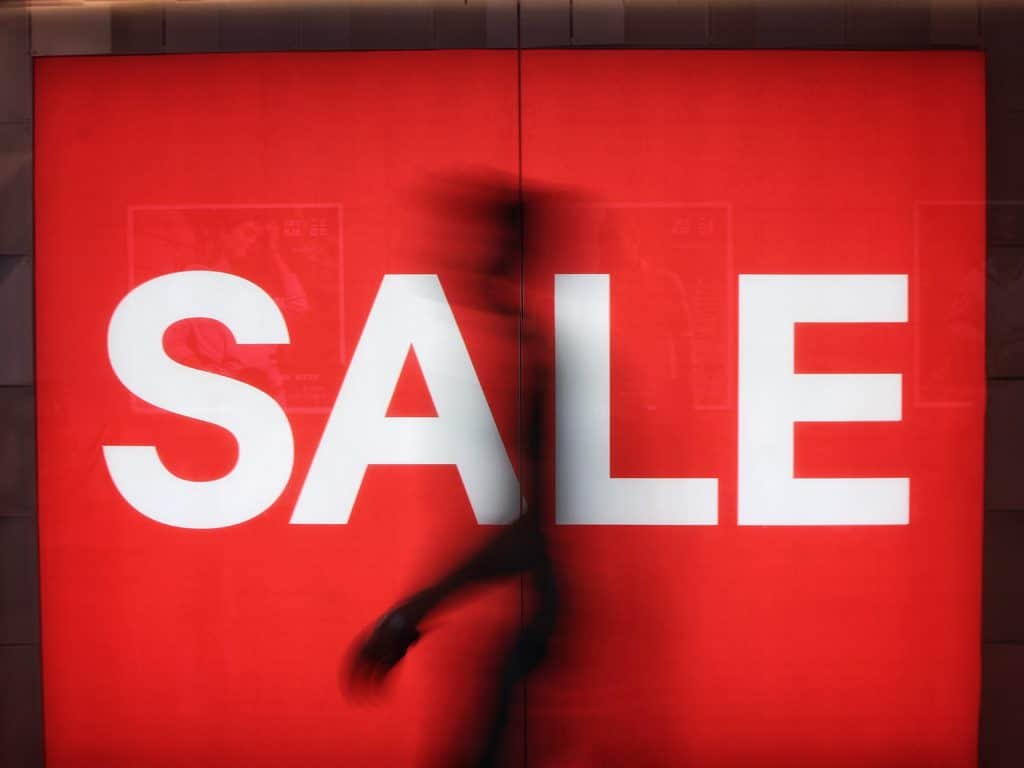 blurred sales images