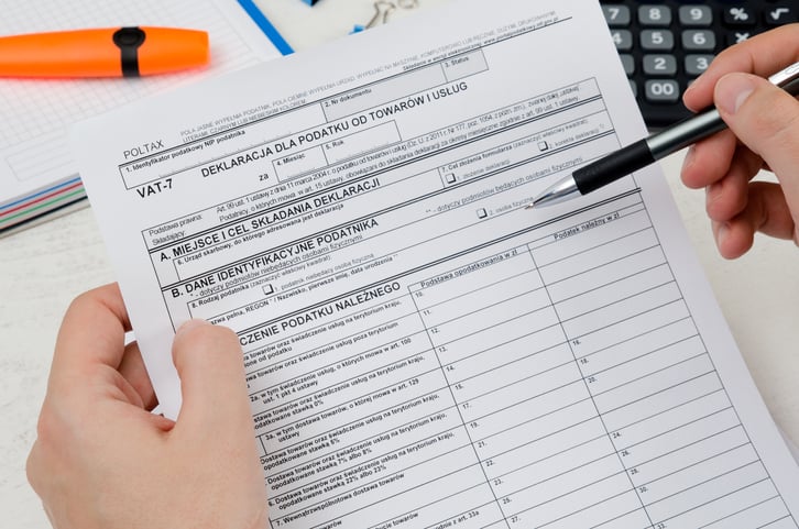 VAT form