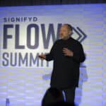 Brendan Witcher, Forrester analyst speaking at Signifyd's FLOW Summit 2022