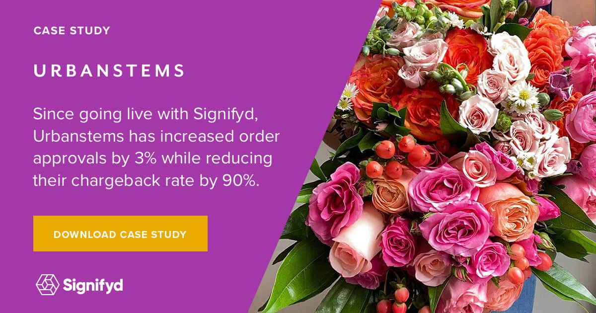 UrbanStems Flowers Delivered Fresh With Order Automation Signifyd