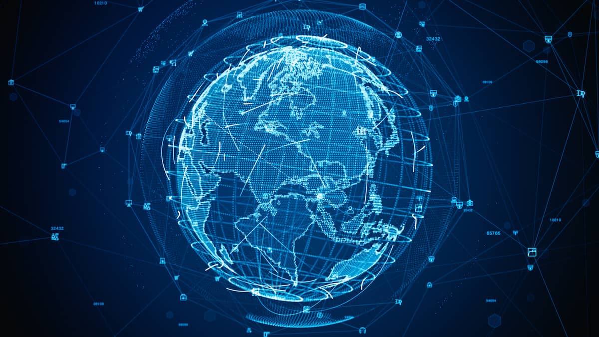 A computer image of the globe with a focus on southeast asia, location of fraud ring