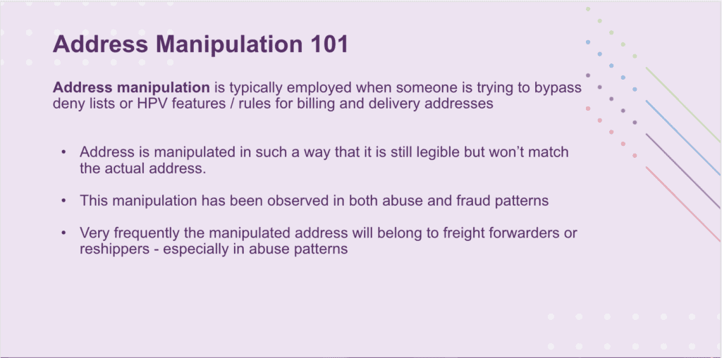 Address manipulation 101 graphic