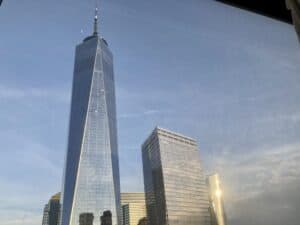 One World Trade Center bathed in morning light