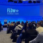 A big wide shot of the FLOW main stage at Signifyd FLOW Summit 2024