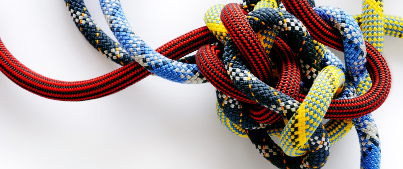 a knotted rope to represent fraud rulesbloat