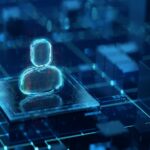 Image of a human shape in a motherboard to symbolize personalization in ecommerce