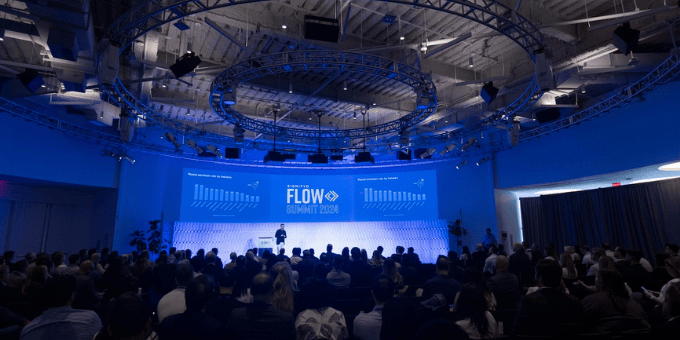 Raj Ramanand on the FLOW Summit 2024 main stage