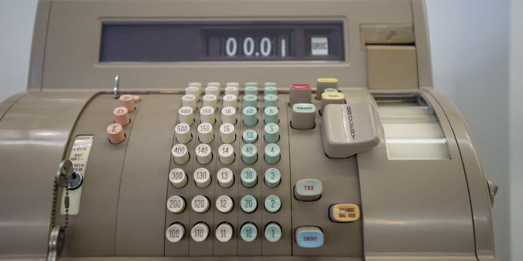 An old school cash register to illustrate a payments optimization story