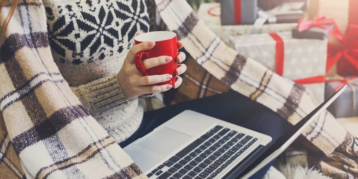 Holiday shopper from the couch