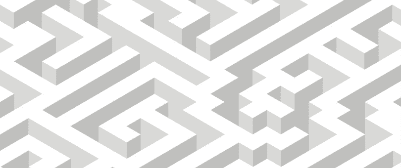 image d’un labyrinthe pour symboliser les différentes voies de paiement impliquées dans SCA